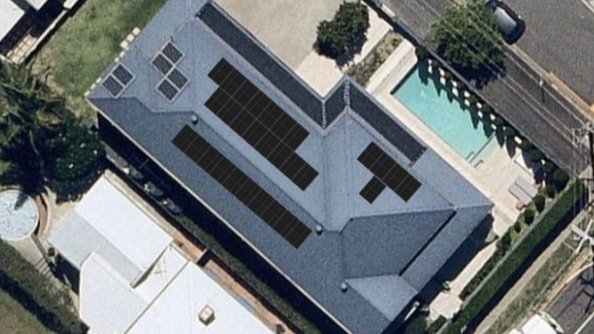 A design image of correct solar prior to installation by Gardel Electrical & Solar